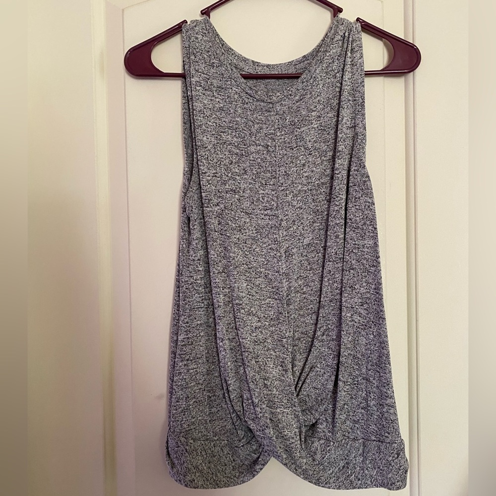 Sleeveless sweater blouse